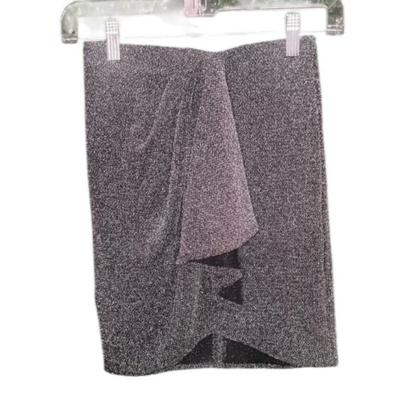 *NWOT Isabel Marant Étoile Bergen Glittery Draped Miniskirt - Sz 4 - Picture 7 of 9